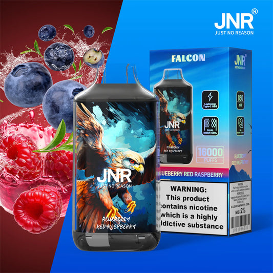 Cigarette électronique Jetable JNR Falcon 16K - Blueberry Red Raspberry