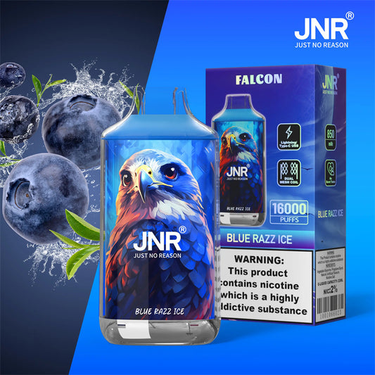 JNR Falcon Puff 16k Taff - Blue Razz Ice