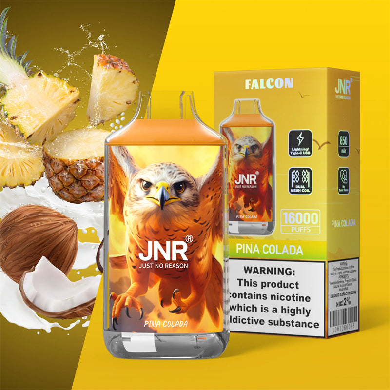 Puff 16K JNR Vape Pina Colada Cigarette électroniques with Double Charge