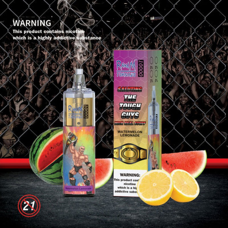 Randm Tornado Puff 10000 Taff Vape Jetable Watermelon Lemonade