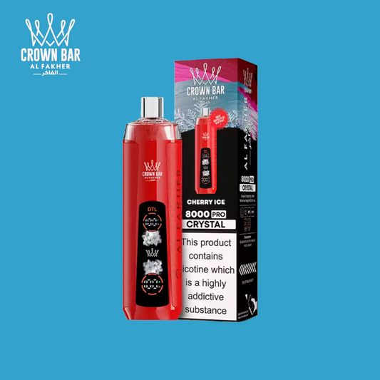 Al Fakher Crystal 8000 Puffs Cherry Ice