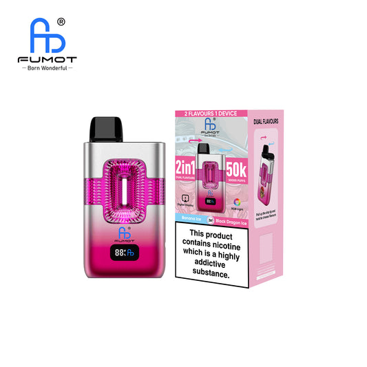 RandM FUMOT ECO 2IN1 50K Banana Ice & Black Dragon Ice