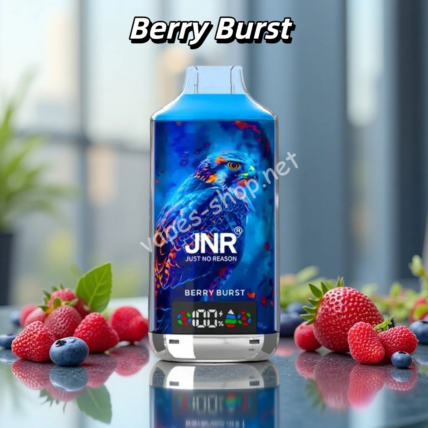 JNR Falcon X Puff 18K Bouffees Vape jetable Berry Burst Gout