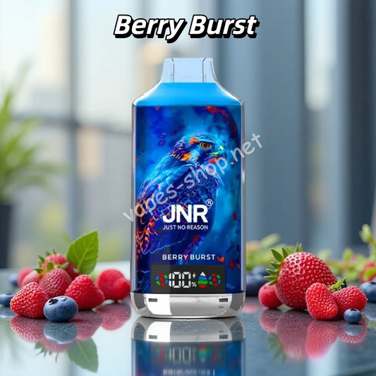 JNR Falcon X Puff 18K Bouffees Vape jetable Berry Burst Gout