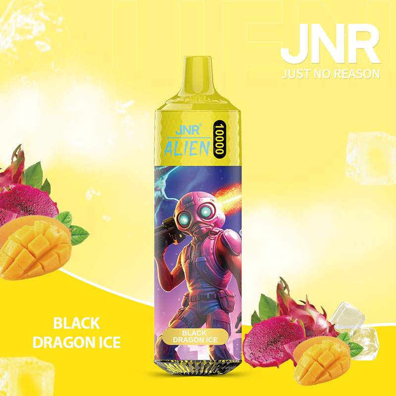 Black Dragon Ice Puff 10K Bouffees Vape Jetable