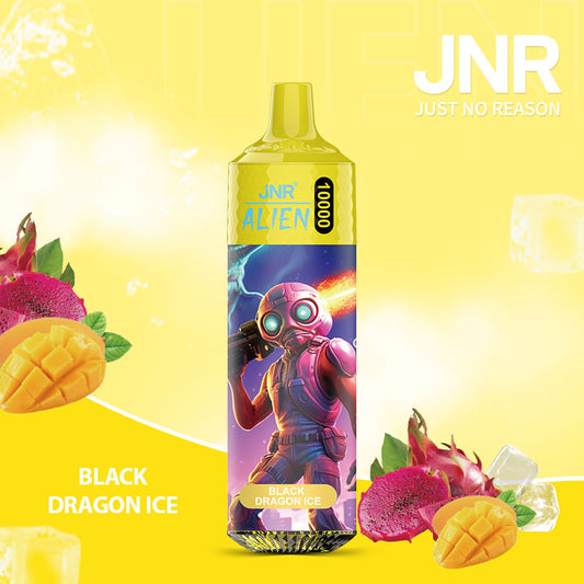 Black Dragon Ice Puff 10K Bouffees Vape Jetable