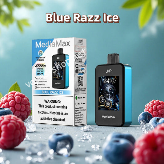 Blue Razz Ice Puff JNR 40K Puffs Vape