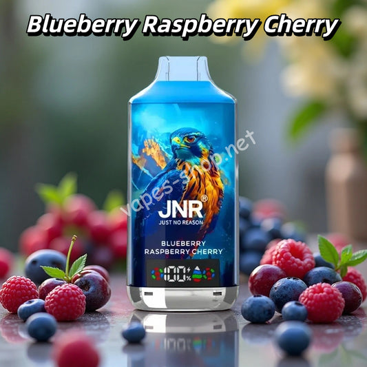 JNR Falcon-X 18K Cigarette électronique Jetable Blueberry Raspberry Cherry