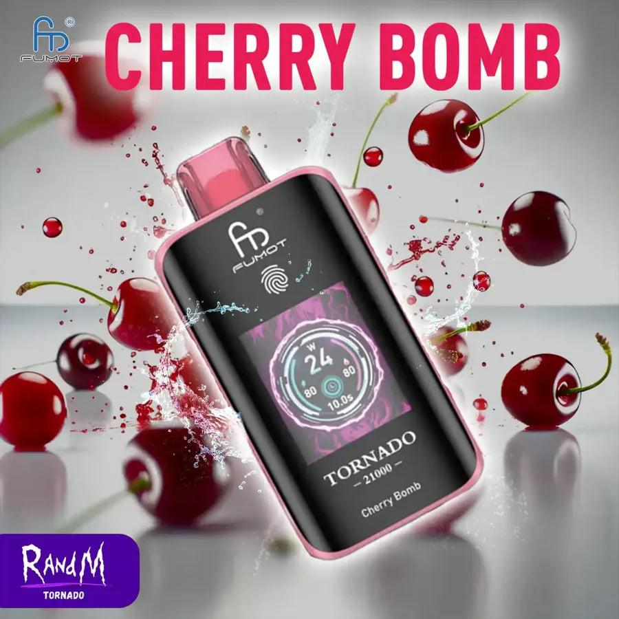 Double Mesh Coil RandM Tornado 25000 Cherry Bomb