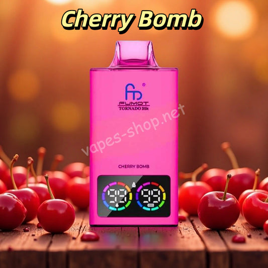 Cherry Bomb Puff Tornado 35000 Puffs