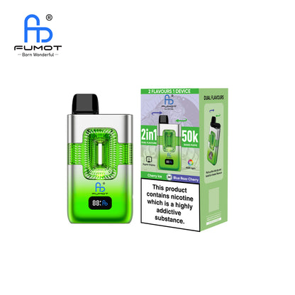 RandM FUMOT ECO 2IN1 50K Cherry Ice & Blue Razz Cherry