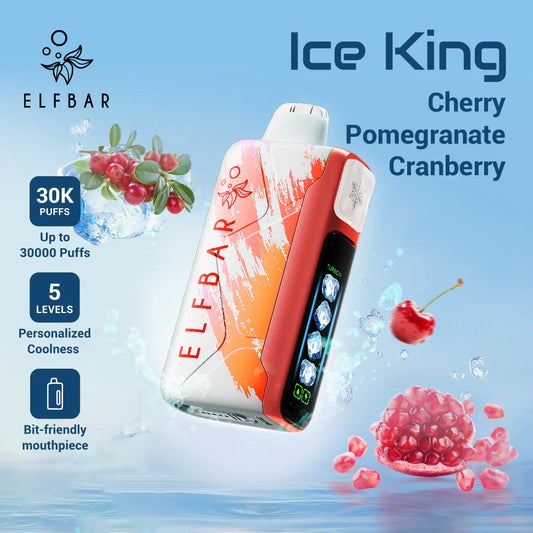 Prix Puff 30000 Taff Cherry Pomegranate Cranberry Gout Vape Jetable