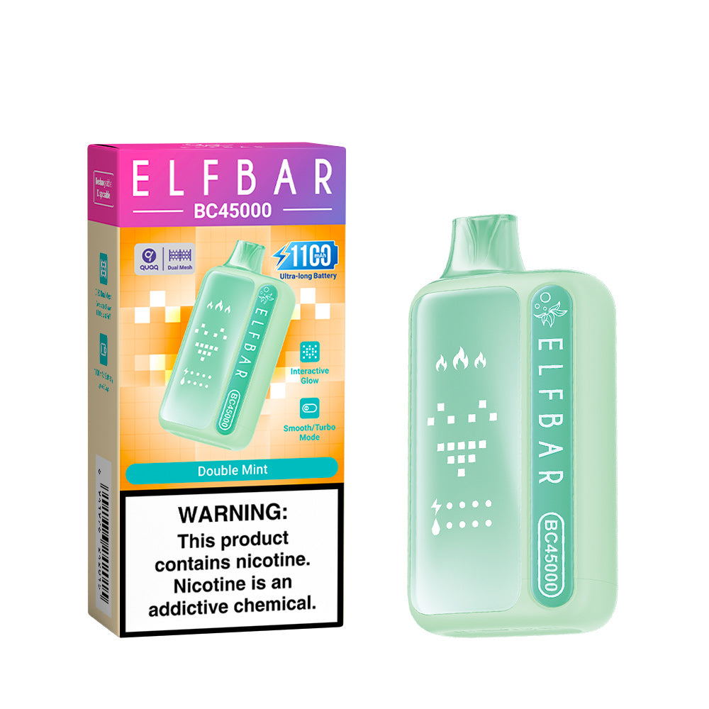 Goût Double Mint ELF BAR BC45000 Vape