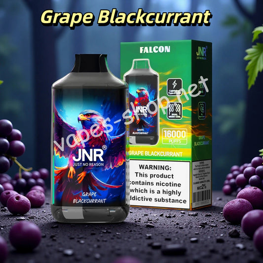 JNR Puff 16000 Taff Cigarette électronique Jetable Grape Blackcurrant