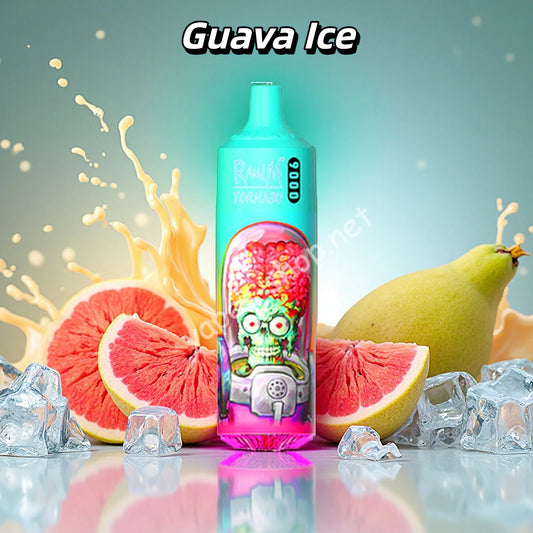 Guava Ice Randm Tornado 9000 Puffs Vape