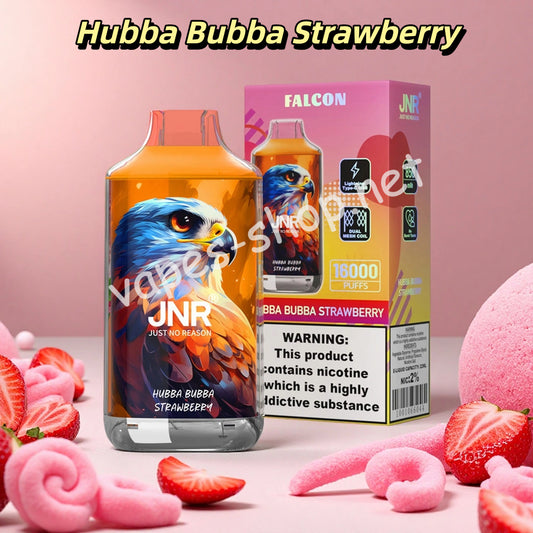 Hubba Bubba Strawberry 16k jnr vape puff