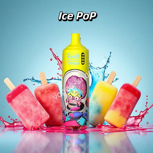 Ice PoP Puff Randm Tornado 9K Puffs Vape Jetable