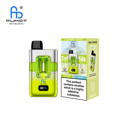 Ice Pop & Kiwi Passion Fruit Guava FUMOT ECO 2IN1 50K Vape