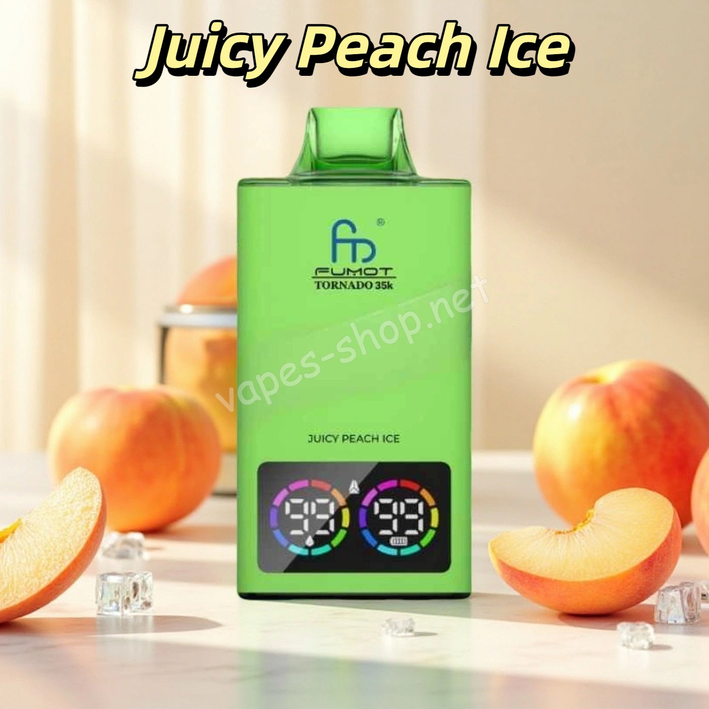 Juicy Peach Ice Randm Tornado Puff 35000