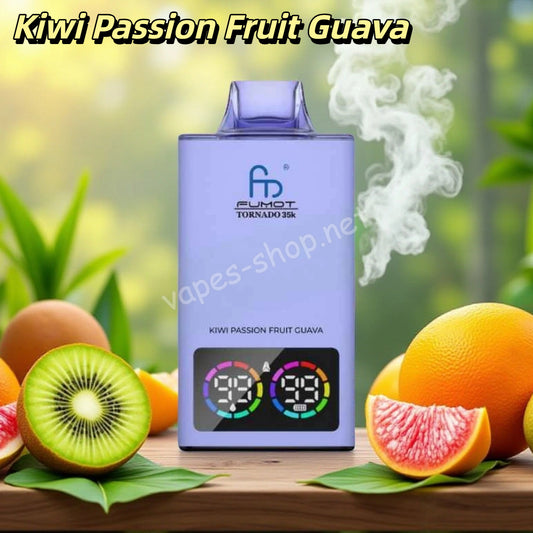 Kiwi Passion Fruit Guava Puff 35K Randm