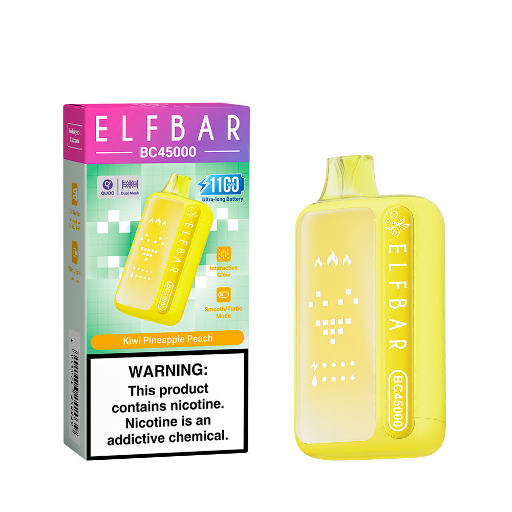 Puff ELF BAR 45K Taff Kiwi Pineapple Peach