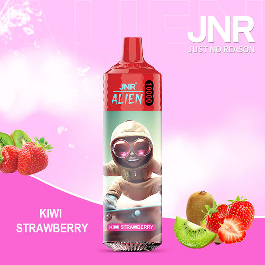 Prix Puff JNR Vape Alien 10000 Puffs 10k Bouffees Kiwi Strawberry Gout