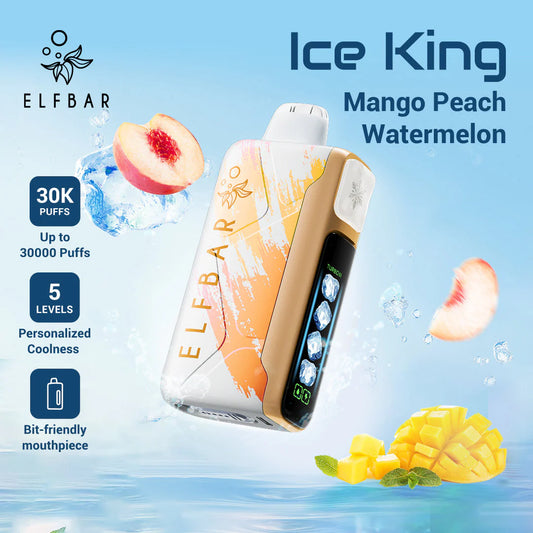 Prix Puff 30K Puffs Vape Jetable - Mango Peach Watermelon