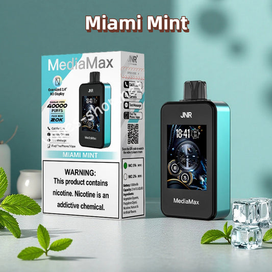 Miami Mint Puff JNR 40000 Taff Vape Jetable