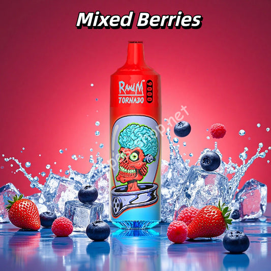 Randm Tornado Puff 9000 Vape Mixed Berries