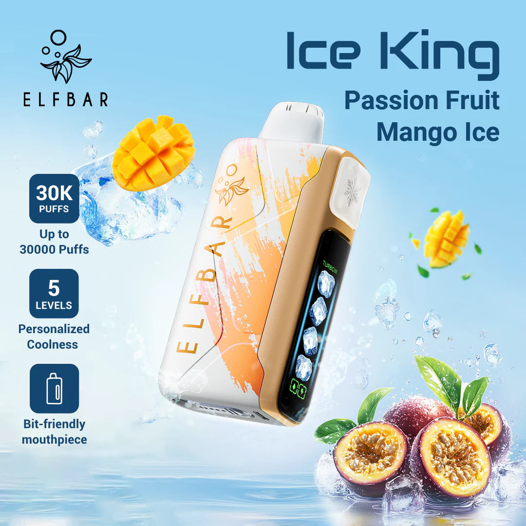 Passion Fruit Mango Ice - Prix Puff 30000 Taff Liquide Cigarette électronique Jetable