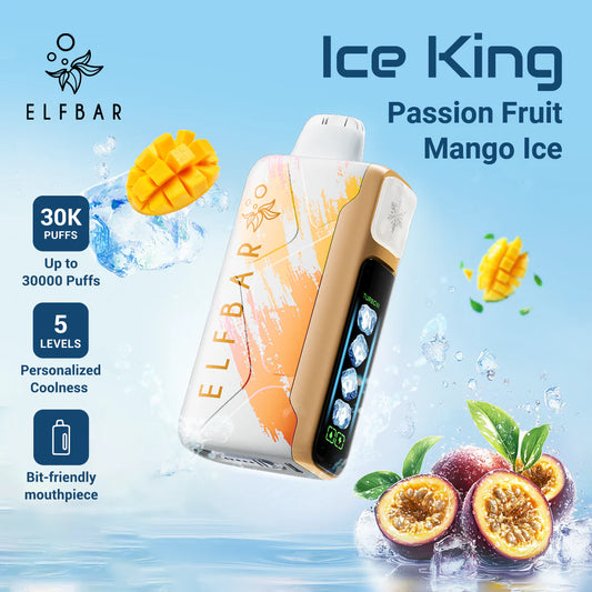 Passion Fruit Mango Ice - Prix Puff 30000 Taff Liquide Cigarette électronique Jetable