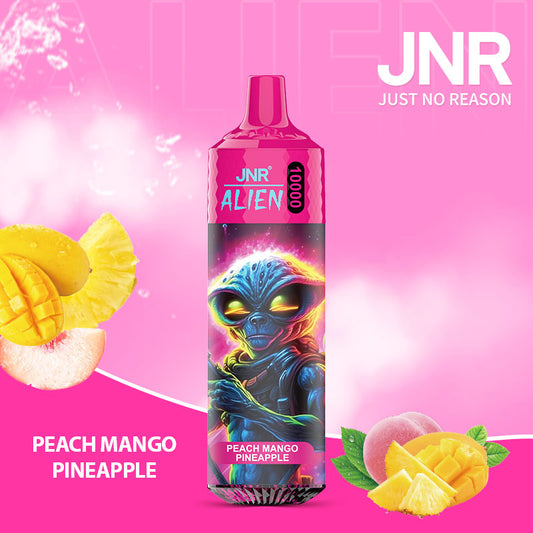 JNR Puff 10K Bouffees Peach Mango Pineapple gout Vape Jetable