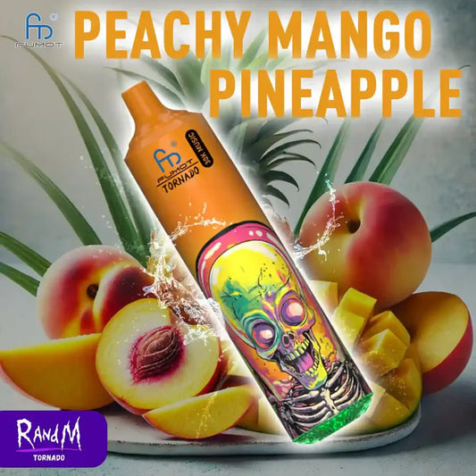 Prix Puff Tornado Vape Jetable 30000 Taff Peachy Mango Pineapple Gout de Big Puffs Power