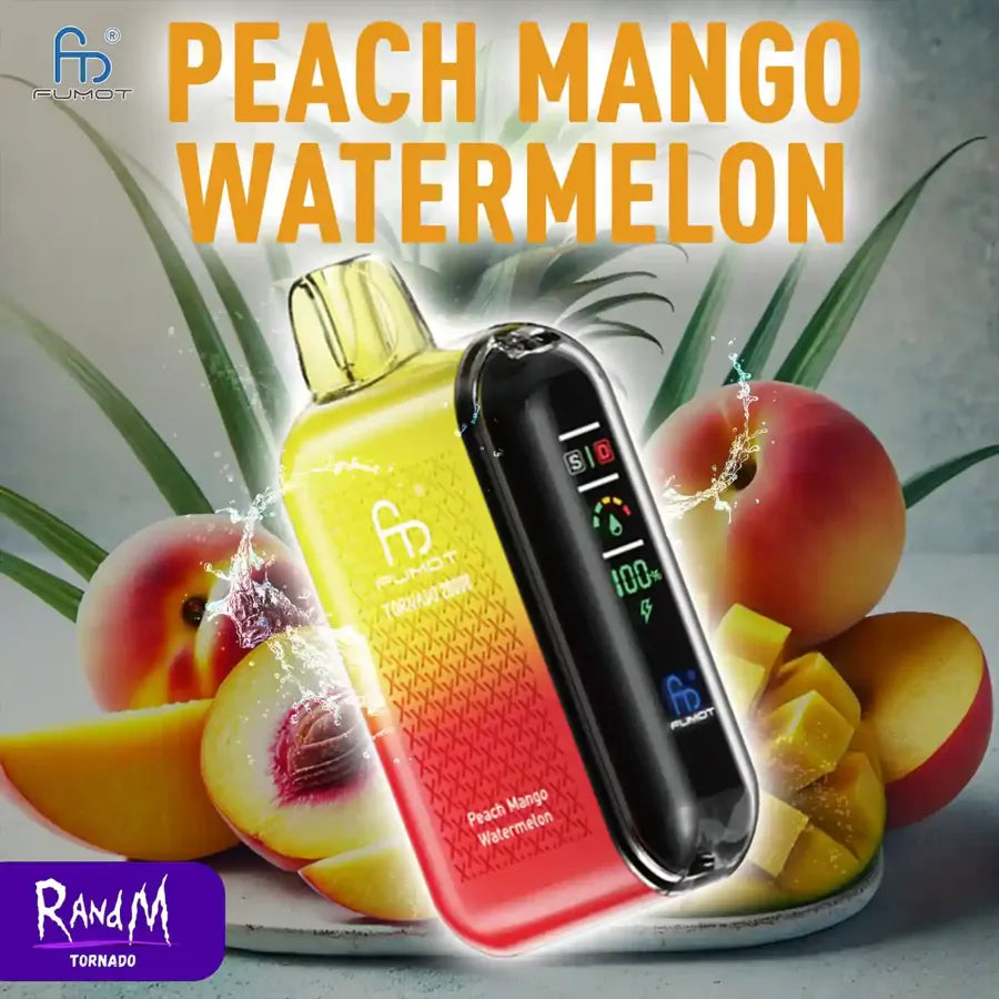 Peach Mango Watermelon Gout - Puff Tornado 20000 Bouffees Vape Jetables
