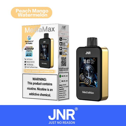 Puff JNR 40K Taff Peach Mango Watermelon Saveur Cigarette électronique