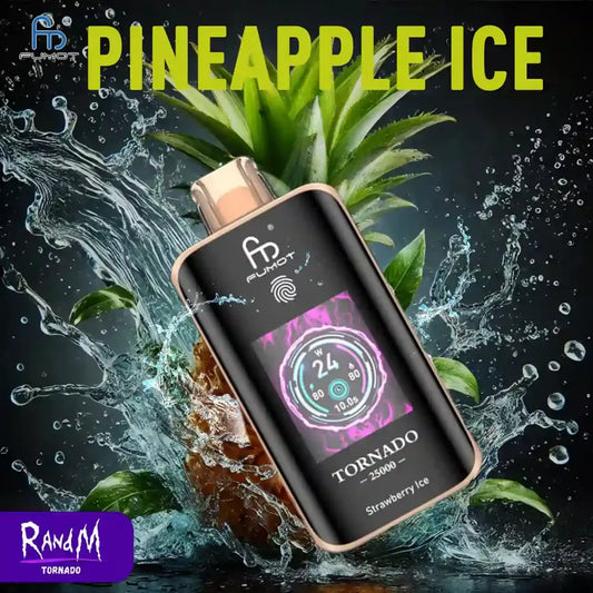 Pineapple Ice Saveur - Fumot Tornado Puff 25000 Taff Cigarette électronique Jetable