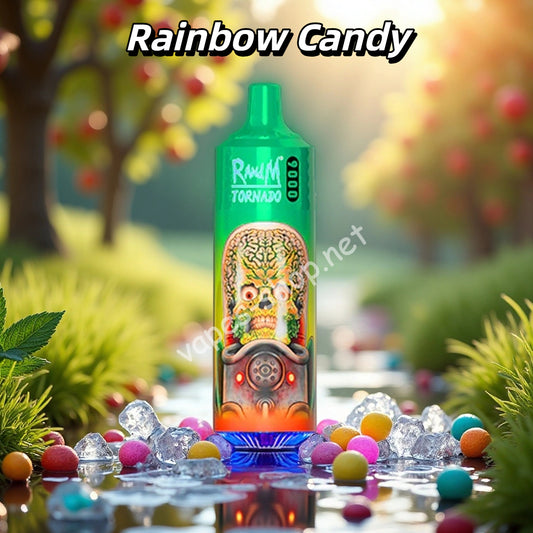 Rainbow Candy Puff Randm Tornado 9K Bouffees