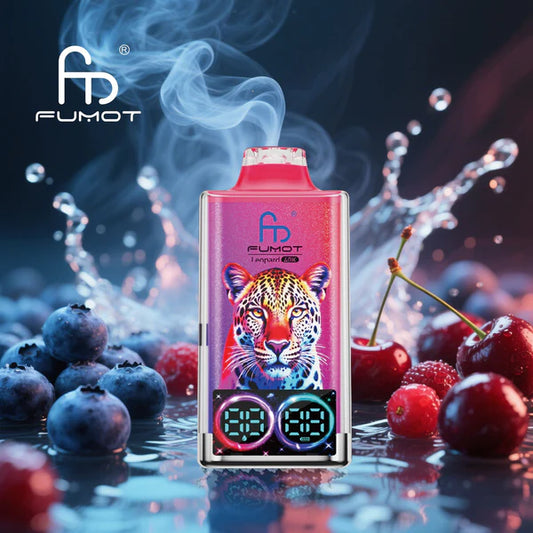 Fumot Tornado 40000 Puff 40K Bouffees Vape Jetable - Blueberry Cherry Cranberry Gout