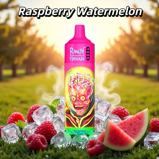 Raspberry Watermelon Puff Randm Vape Jetable