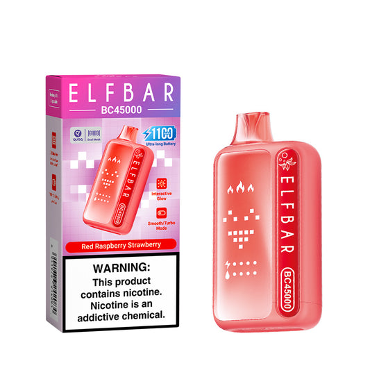 Puff ELF BAR 45000 Taff Red Raspberry Strawberry