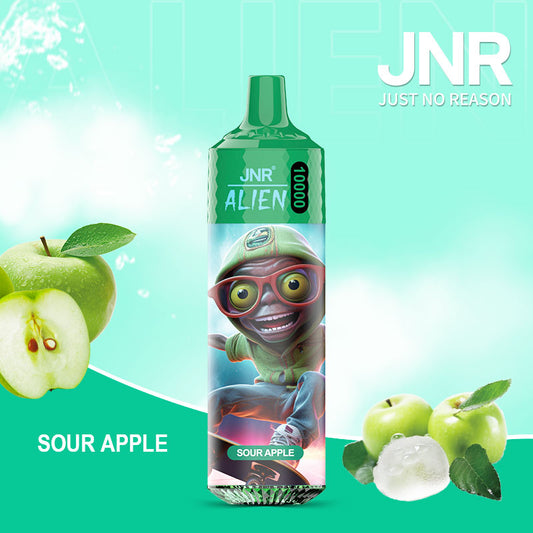 Puff JNR Vape 10K Puffs Sour Apple Gout