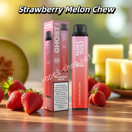 Strawberry Melon Chew Puff 3500 Taff Vape Jetable