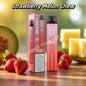 Strawberry Melon Chew Puff 3500 Taff Vape Jetable