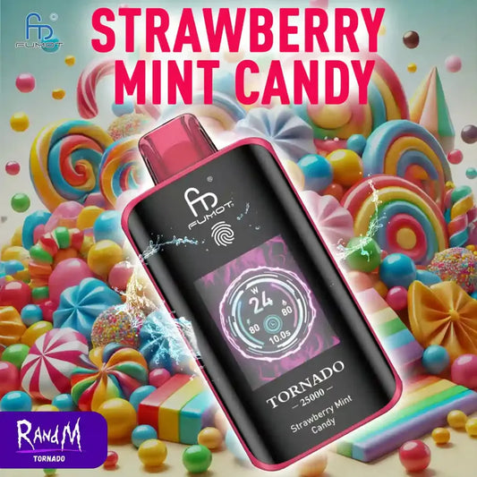 Fumot Tornado 25000 Strawberry Mint Candy