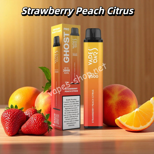 Strawberry Peach Citrus Ghost Pro 3500 Puffs