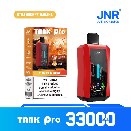 JNR Vape Tank Pro 33000 Taff Strawberry Banana