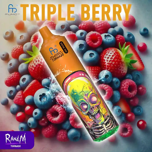 Big Puff Power 30K Puffs Cigarette électronique Jetable Triple Berry Gout