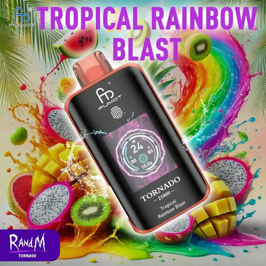 Tropical Rainbow Blast RandM Tornado 25000 Vape