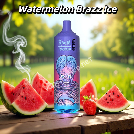 Watermelon Brazz Ice Puff Randm 9000 Bouffees