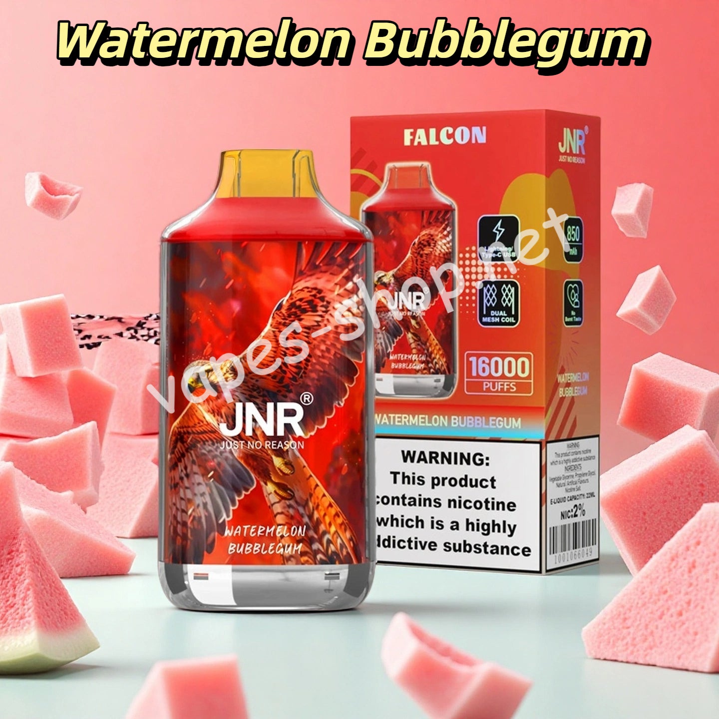 Watermelon Bubblegum JNR 16K Vape